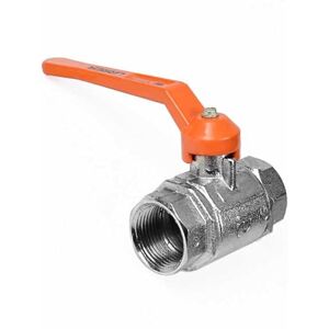 URREA 562.25 Válvula de Esfera Roscable 400 WOG 1 ”, Válvula de Bola con Palanca, Latón, Acabado Cromo URREA 562.25 Válvula de Esfera Roscable 400 WOG 1 ”, Válvula de Bola con Palanca, Latón, Acabado Cromo