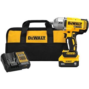 DeWalt 20V MAX Kit de llave de impacto inalámbrica, anillo de 1/2 pulgada con velocidad de 4 modos, incluye batería, cargador y bolsa (DCF900P1) DeWalt 20V MAX Kit de llave de impacto inalámbrica, anillo de 1/2 pulgada con velocidad de 4 modos, incluye batería, cargador y bolsa (DCF900P1)