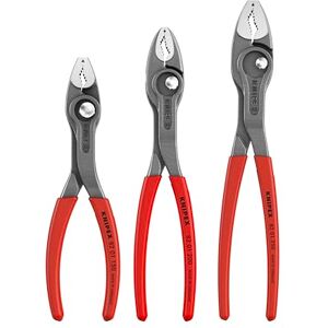 KNIPEX Juego de 3 alicates TwinGrip de plástico sumergido (002006US4) KNIPEX Juego de 3 alicates TwinGrip de plástico sumergido (002006US4)