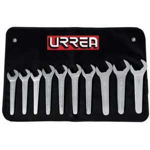 Urrea U3500AM Juego de llaves de servicio satinadas métricas, 10 piezas Urrea U3500AM Juego de llaves de servicio satinadas métricas, 10 piezas