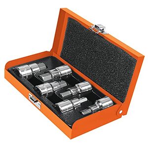 TRUPER JPH-1/2X6M, Juego dados punta hexagonal, cuadro 1/2", 6 piezas, mm TRUPER JPH-1/2X6M, Juego dados punta hexagonal, cuadro 1/2", 6 piezas, mm