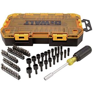 DeWalt DWMT73808 Juego de destornilladores de tuerca y puntas (70 unidades, 1/4 pulgadas, 0.64 cm DeWalt DWMT73808 Juego de destornilladores de tuerca y puntas (70 unidades, 1/4 pulgadas, 0.64 cm