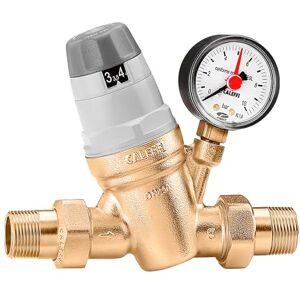 Caleffi Reductor de presión con cartucho monobloque extraíble 3/4" con manómetro 535051 Caleffi Reductor de presión con cartucho monobloque extraíble 3/4" con manómetro 535051