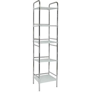 ART Estante Cromado de Cinco Niveles para baño HB-5551 ART Estante Cromado de Cinco Niveles para baño HB-5551
