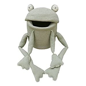 Lorena Canals Cesta decorativa de almacenamiento Fred the Frog. Para guarderías y salas de juegos. Hecho a mano en fibras naturales, tintes no tóxicos, Ø 9" x 1' 2 Lorena Canals Cesta decorativa de almacenamiento Fred the Frog. Para guarderías y salas de juegos. Hecho a mano en fibras naturales, tintes no tóxicos, Ø 9" x 1' 2