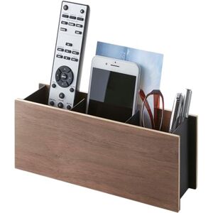 YAMAZAKI home Soporte Multiuso, para Control Remoto y bolígrafos, Marrón, 1 YAMAZAKI home Soporte Multiuso, para Control Remoto y bolígrafos, Marrón, 1