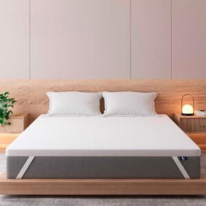 MEMORY DREAM Colchones Dormilón Sobrecolchón King 5 Cm Gel Memory Foam con Tejido Bamboo Funda Lavable Antideslizante Topper En Caja para Confort Y Ventilación (King Size) MEMORY DREAM Colchones Dormilón Sobrecolchón King 5 Cm Gel Memory Foam con Tejido Bamboo Funda Lavable Antideslizante Topper En Caja para Confort Y Ventilación (King Size)