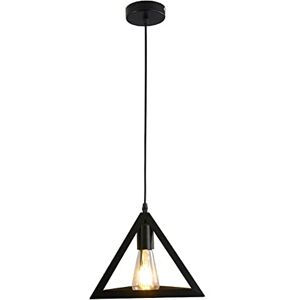 Mjsdjof Lámpara colgante triangular, candelabro de isla de cocina de estilo industrial, lámpara colgante de metal negro, accesorios de iluminación E27, lámparas de suspensión para restaurante, luces c Mjsdjof Lámpara colgante triangular, candelabro de isla de cocina de estilo industrial, lámpara colgante de metal negro, accesorios de iluminación E27, lámparas de suspensión para restaurante, luces c