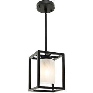 NOktai Lámpara colgante simple moderna/Lámpara colgante de un solo cabezal de estilo industrial/Aplicable a lámparas de araña de restaurante de isla de cocina/Accesorio de iluminación de jaula de hier NOktai Lámpara colgante simple moderna/Lámpara colgante de un solo cabezal de estilo industrial/Aplicable a lámparas de araña de restaurante de isla de cocina/Accesorio de iluminación de jaula de hier