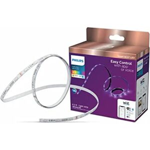 Philips Kit de inicio de tira de luz Wi-Fi inteligente y ajustable de color y blanco, 1.98m (6.5ft), 25249 Philips Kit de inicio de tira de luz Wi-Fi inteligente y ajustable de color y blanco, 1.98m (6.5ft), 25249