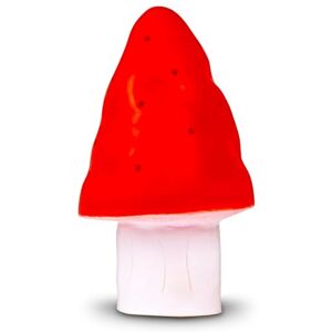 Egmont Toys Lámpara de seta roja Bonita luz nocturna clásico, lámpara pequeña para recámara o mesita de noche, iluminación ambiental suave, decoración de hongos, mesita de noche pequeña para Egmont Toys Lámpara de seta roja Bonita luz nocturna clásico, lámpara pequeña para recámara o mesita de noche, iluminación ambiental suave, decoración de hongos, mesita de noche pequeña para