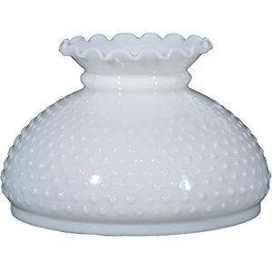 B&P Lamp B&P Lámpara de 10 pulgadas con carcasa de cristal blanco para estudiantes B&P Lamp B&P Lámpara de 10 pulgadas con carcasa de cristal blanco para estudiantes