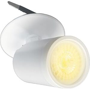 ILLUX Lám de Techo Empotrable Orientable Interior Iluminación Versátil Compacto Ajustable Atenuable TRIAC Spot de Techo GU10 Iluminación Moderna Sala ZAZIL TL-2910.B (Blanco, Luz Cálida 3000K) ILLUX Lám de Techo Empotrable Orientable Interior Iluminación Versátil Compacto Ajustable Atenuable TRIAC Spot de Techo GU10 Iluminación Moderna Sala ZAZIL TL-2910.B (Blanco, Luz Cálida 3000K)