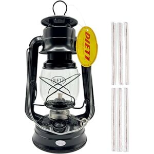 LIGHT OF MINE "LET IT SHINE" Light of Mine Dietz #76 Linterna de aceite negro original con tiras de mecha de repuesto de 1/2 pulgada (negro) LIGHT OF MINE "LET IT SHINE" Light of Mine Dietz #76 Linterna de aceite negro original con tiras de mecha de repuesto de 1/2 pulgada (negro)