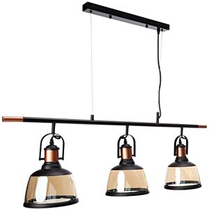 Tecnolite Lámpara Colgante de Cristal 1.85 m de Altura, Potencia Máx. 60 W, 3 Bases E27, No incluye foco Tecnolite Lámpara Colgante de Cristal 1.85 m de Altura, Potencia Máx. 60 W, 3 Bases E27, No incluye foco