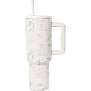 Simple Modern Disney Vaso Trek de 40 onzas con asa y tapa de popote Compatible con Portavasos Taza de Viaje de Acero Inoxidable Aislada Winnie the Pooh Doodles Simple Modern Disney Vaso Trek de 40 onzas con asa y tapa de popote Compatible con Portavasos Taza de Viaje de Acero Inoxidable Aislada Winnie the Pooh Doodles