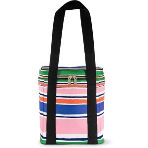kate spade new york Bolsa térmica para picnic, bolsa aislada para picnic, bolsa de vino de 4 botellas, enfriador suave de gran capacidad, rayas oceánicas kate spade new york Bolsa térmica para picnic, bolsa aislada para picnic, bolsa de vino de 4 botellas, enfriador suave de gran capacidad, rayas oceánicas