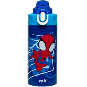 Zak Designs Marvel Spider-Man Sage Botella de agua para niños para la escuela o los viajes, botella de agua de acero inoxidable de 14 onzas con popote, mango y a prueba de fugas, cubierta de Zak Designs Marvel Spider-Man Sage Botella de agua para niños para la escuela o los viajes, botella de agua de acero inoxidable de 14 onzas con popote, mango y a prueba de fugas, cubierta de
