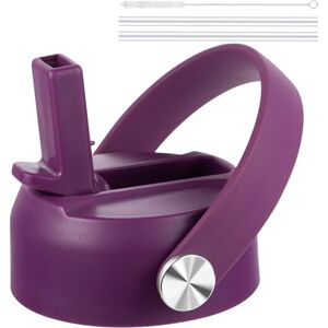 KMN Tapa con Pajita para Hydro Flask Boca Ancha, Tapas con Pajita para Hydroflask 12 16 18 20 32 40 oz Boca Ancha, Tapa de Repuesto con Pajita para Hydroflask, Accesorios de Botella Deportiva Superior KMN Tapa con Pajita para Hydro Flask Boca Ancha, Tapas con Pajita para Hydroflask 12 16 18 20 32 40 oz Boca Ancha, Tapa de Repuesto con Pajita para Hydroflask, Accesorios de Botella Deportiva Superior