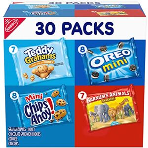 NABISCO Team Favorites Mix – Paquete variado con galletas y galletas, caja de 30 unidades, 30 oz NABISCO Team Favorites Mix – Paquete variado con galletas y galletas, caja de 30 unidades, 30 oz