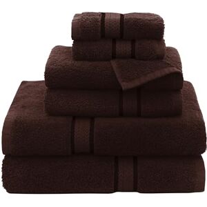 COTTON CRAFT Juego de 6 toallas ultrasuaves, lujosas, 100% algodón hilado en anillo, gruesas y absorbentes, con ribete de rayón, 2 toallas de baño grandes de 76.20 cm x 137.16 cm, 2 toallas de mano de 40.64 cm x 71.12 cm, 2 toallas de 30.48 cm x 30.48 cm. COTTON CRAFT Juego de 6 toallas ultrasuaves, lujosas, 100% algodón hilado en anillo, gruesas y absorbentes, con ribete de rayón, 2 toallas de baño grandes de 76.20 cm x 137.16 cm, 2 toallas de mano de 40.64 cm x 71.12 cm, 2 toallas de 30.48 cm x 30.48 cm.