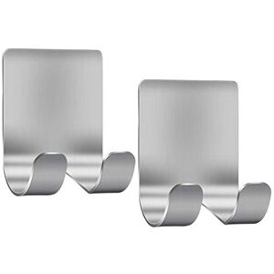Luckyiren Razor Holder Shaver Hook Hanger Stand(2 Pack) Self Adhesive Stainless Steel Heavy Duty Utility Storage HookShower Hook for RazorBathroom Kitchen Organizer for Plug Robe Towel Loofah Bathrobe Coat Luckyiren Razor Holder Shaver Hook Hanger Stand(2 Pack) Self Adhesive Stainless Steel Heavy Duty Utility Storage HookShower Hook for RazorBathroom Kitchen Organizer for Plug Robe Towel Loofah Bathrobe Coat