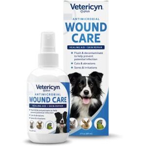Vetericyn Plus All Animal Wound and Skin Care Animal Wound Spray – Itch and Sore Relief – Cleans Cuts and Relieves Irritation 3-ounce Vetericyn Plus All Animal Wound and Skin Care Animal Wound Spray – Itch and Sore Relief – Cleans Cuts and Relieves Irritation 3-ounce