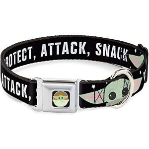 Buckle-Down Collar de Perro con Hebilla para cinturón de Seguridad de Star Wars The Child Chibi Face Protect Attack Snack de 16 a 23 Pulgadas de Ancho Buckle-Down Collar de Perro con Hebilla para cinturón de Seguridad de Star Wars The Child Chibi Face Protect Attack Snack de 16 a 23 Pulgadas de Ancho