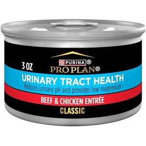 Purina Pro Plan Focus Adult Urinary Tract Health Formula Beef & Chicken Entree Cat Food (24 Pack), 3 oz Purina Pro Plan Focus Adult Urinary Tract Health Formula Beef & Chicken Entree Cat Food (24 Pack), 3 oz