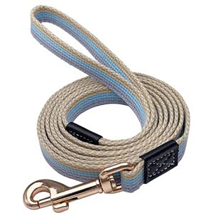 Shorven Correa de algodón suave para perro, correa de entrenamiento básica para caminar, 5 pies de largo, 0.6 pulgadas de ancho, color azul Shorven Correa de algodón suave para perro, correa de entrenamiento básica para caminar, 5 pies de largo, 0.6 pulgadas de ancho, color azul