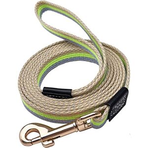 Shorven Correa de algodón suave para perro, correa de entrenamiento básica para caminar, 5 pies de largo, 0.6 pulgadas de ancho, verde Shorven Correa de algodón suave para perro, correa de entrenamiento básica para caminar, 5 pies de largo, 0.6 pulgadas de ancho, verde