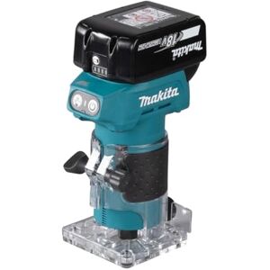 Makita Router Inalambrico cople 1/4" 18V DRT52F001 cargador y bateria Makita Router Inalambrico cople 1/4" 18V DRT52F001 cargador y bateria