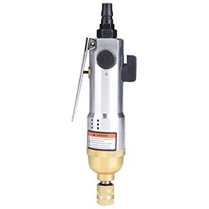 Pavv Destornillador neumático de aire de 1/4 pulgadas, 8000-10500 rpm, destornillador de aire reversible, destornillador de mano recto, destornillador industrial con punta de destornillador, gancho Pavv Destornillador neumático de aire de 1/4 pulgadas, 8000-10500 rpm, destornillador de aire reversible, destornillador de mano recto, destornillador industrial con punta de destornillador, gancho