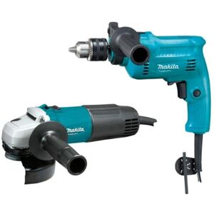 Makita Kit de Mini Esmeriladora Angular 4-1/2" 540W y Rotomartillo 500W, Modelo MTK0003B Makita Kit de Mini Esmeriladora Angular 4-1/2" 540W y Rotomartillo 500W, Modelo MTK0003B