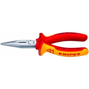 KNIPEX 2508160 SBA Tools Alicates de punta larga con cortador, aislamiento de 1000 V (2508160SBA) KNIPEX 2508160 SBA Tools Alicates de punta larga con cortador, aislamiento de 1000 V (2508160SBA)