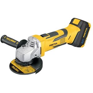 Pretul ESMI-20P, Esmeriladora angular inalámbrica 4-1/2", 20 V con 1 batería de 4 Ah Pretul ESMI-20P, Esmeriladora angular inalámbrica 4-1/2", 20 V con 1 batería de 4 Ah