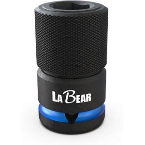 LABEAR Adaptador de llave de impacto, convertidor hexagonal de 1/2 pulgada a 7/16 pulgadas, liberación rápida, mandril de cambio rápido, adaptador de broca cuadrada a hexagonal, adaptador de taladro LABEAR Adaptador de llave de impacto, convertidor hexagonal de 1/2 pulgada a 7/16 pulgadas, liberación rápida, mandril de cambio rápido, adaptador de broca cuadrada a hexagonal, adaptador de taladro