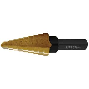 Urrea Herramientas BME1 Broca Escalonada Numero 1, 1/8-1/2 Urrea Herramientas BME1 Broca Escalonada Numero 1, 1/8-1/2