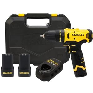 Stanley Kit Taladro Inalámbrico, Percutor, Atornillador, 12V, 3/8" (10mm), incluye baterías, cargador, caja (SCH10D2K) Stanley Kit Taladro Inalámbrico, Percutor, Atornillador, 12V, 3/8" (10mm), incluye baterías, cargador, caja (SCH10D2K)