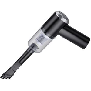 XIBANY Aspirador inalámbrico para aspiradora de coche, recargable, de alta succión, miniculetas de mano para aspiradora húmeda y seca, color negro XIBANY Aspirador inalámbrico para aspiradora de coche, recargable, de alta succión, miniculetas de mano para aspiradora húmeda y seca, color negro