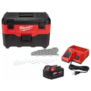 Milwaukee 0880-20P M18 Aspiradora húmeda/seca con kit de inicio XC5.0 Milwaukee 0880-20P M18 Aspiradora húmeda/seca con kit de inicio XC5.0