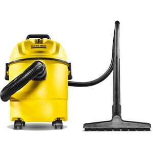 Kärcher WD 1 Classic Aspiradora Multiusos de 4 galones en seco húmedo con función de soplador, diseño Compacto Que Ahorra Espacio, 900 W Kärcher WD 1 Classic Aspiradora Multiusos de 4 galones en seco húmedo con función de soplador, diseño Compacto Que Ahorra Espacio, 900 W