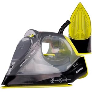 Taurus CLEO Plancha de Vapor Cerámica 50 g/min Antiadherente Ultra Deslizante Temperatura Regulable Acabado Profesional en Casa Auto Limpieza 250 ml Cable Giratorio Anti-enredos Taurus CLEO Plancha de Vapor Cerámica 50 g/min Antiadherente Ultra Deslizante Temperatura Regulable Acabado Profesional en Casa Auto Limpieza 250 ml Cable Giratorio Anti-enredos