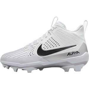 Nike Alpha Menace Strong Tacos de fútbol para hombre (II5139-010, negro/plateado metálico/blanco), negro, blanco, plateado (White/metallic Silver/black), 27.0 cm Nike Alpha Menace Strong Tacos de fútbol para hombre (II5139-010, negro/plateado metálico/blanco), negro, blanco, plateado (White/metallic Silver/black), 27.0 cm