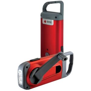 Eton The American Red Cross Clipray crank-powered, clip-on flashlight and smartphone charger, ARCCR100R-SNG Eton The American Red Cross Clipray crank-powered, clip-on flashlight and smartphone charger, ARCCR100R-SNG