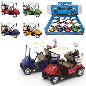 Liberty Imports Caja de 12 mini réplicas de carritos de golf, aleación de metal fundido a presión de 4 pulgadas, acción a escala 1:32, modelo de carro de golf, vehículo para decoración de mesa, golf, decoración de Liberty Imports Caja de 12 mini réplicas de carritos de golf, aleación de metal fundido a presión de 4 pulgadas, acción a escala 1:32, modelo de carro de golf, vehículo para decoración de mesa, golf, decoración de
