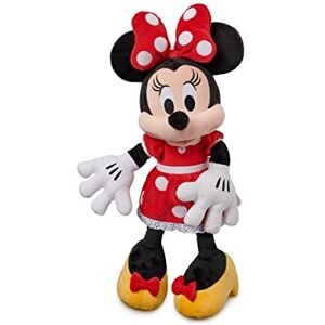 Disney Peluche oficial de Minnie Mouse, mediano, de 43 cm, personaje icónico de juguete en vestido y moño de lunares rojos, cuenta con orejas estructuradas y detalles bordados, para todas las edades Disney Peluche oficial de Minnie Mouse, mediano, de 43 cm, personaje icónico de juguete en vestido y moño de lunares rojos, cuenta con orejas estructuradas y detalles bordados, para todas las edades