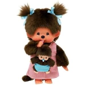 BANDAI Monchhichi Peluche Monchhichi Mama & Baby Peluche de culto de los 80 Peluche de 20 cm para niños y adultos SE243921 BANDAI Monchhichi Peluche Monchhichi Mama & Baby Peluche de culto de los 80 Peluche de 20 cm para niños y adultos SE243921