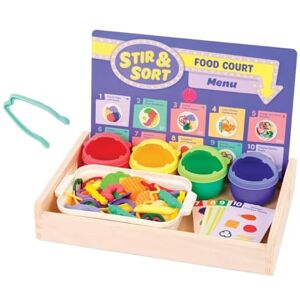 Battat Education Set de Juguetes de Comida para Niños Juego de Simulación para Motricidad Fina Stir & Sort Food Court 3 Años + Battat Education Set de Juguetes de Comida para Niños Juego de Simulación para Motricidad Fina Stir & Sort Food Court 3 Años +