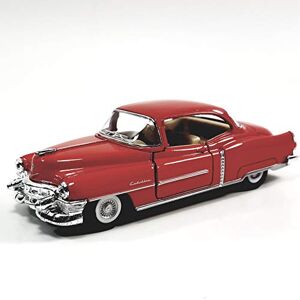 KiNSMART Cadillac Series 62 1953 Cherry Red Coupe 2 Puertas 1/43 O Scale Coche Fundido a presión KiNSMART Cadillac Series 62 1953 Cherry Red Coupe 2 Puertas 1/43 O Scale Coche Fundido a presión